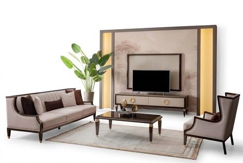 3+1 Seater, coffee table & TV unit – complete living room set