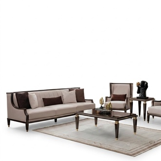 3+1 seater, coffee table & side table – stylish living room set