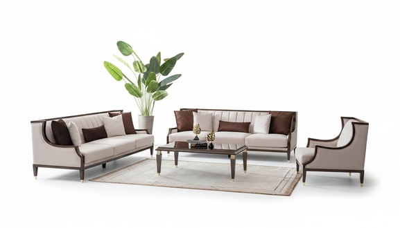 3+3 Seater & Coffee Table – spacious & comfortable sofa set