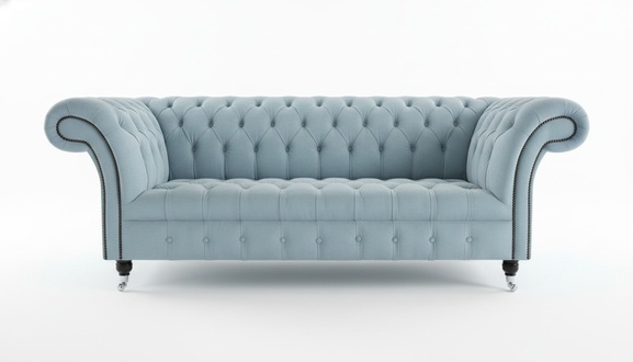 3 Seater Chesterfield Couch Seat Textile Fabric Leather Couches Sofas Sofa Upholstery