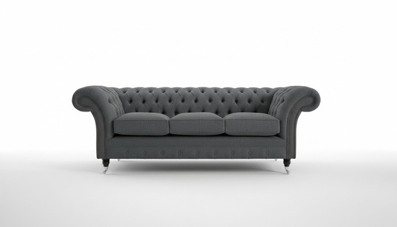 3 seater Chesterfield upholstered sofas design luxury couch sofa leather couches XXL