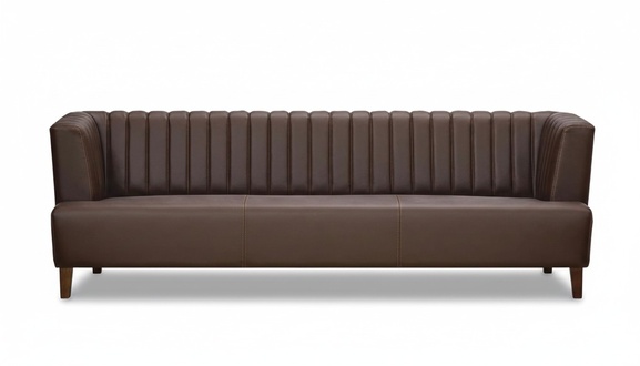 3-Seater Designer Sofa Luxury Upholstered Leather Office Furniture Sofas Fabric Textile