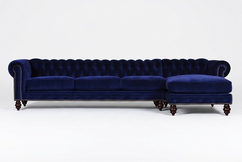 400cm Bix XXL couch upholstered seat set textile leather sofa Chesterfield 2016060