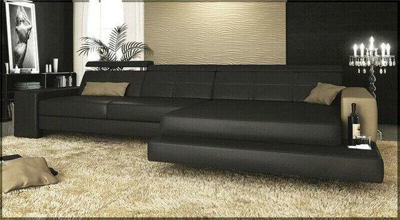 Designer Sofa Couch Corner Sofa With Stool Upholstery Living Room Landscape L Shape