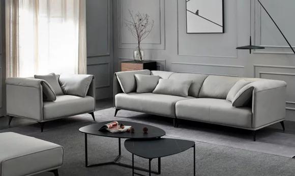 Living Room Sofas Couches Upholstery 4 Seater Grey Design Xxl Big Sofa