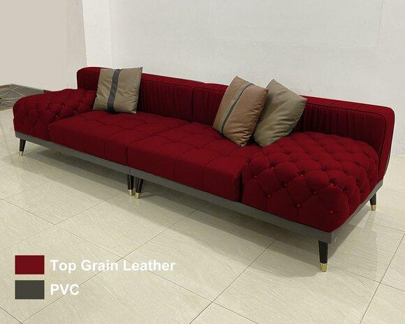 Chesterfield Big Sofa Luxury Furniture Couch Upholstery Sofas Sofa 4 Seater