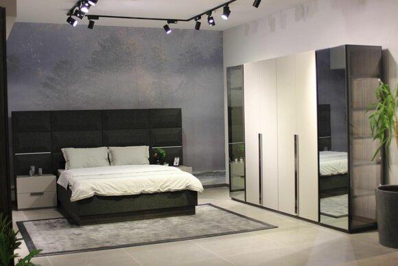 Complete bedroom furniture set bed 2x bedside table dressing table mirror 8 pcs new