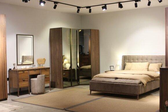 Bedroom set bed + 2x bedside tables chest of drawers wardrobe luxury set new