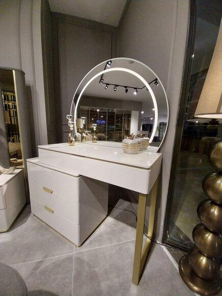 Design dressing table with mirror luxury bedroom furniture 2 pcs. new