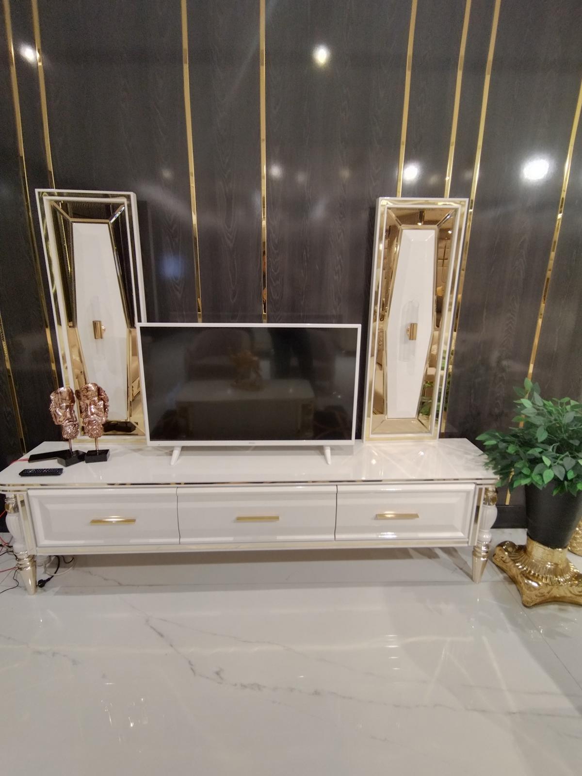 Modern Rtv Shelf Sideboard Rtv Commode Lowboard TV Stand Cabinet Furniture