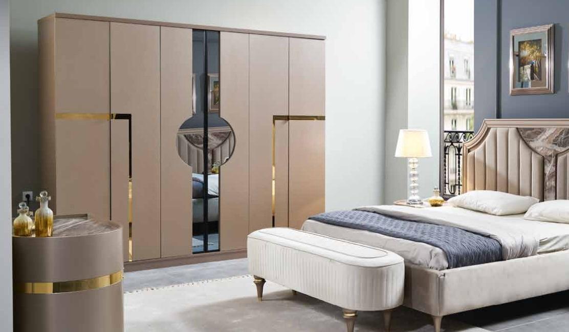 Closet luxury closet bedroom furniture Italian style wood cabinets