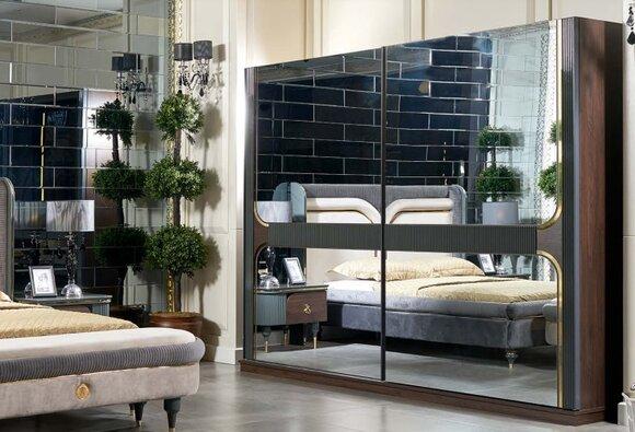 Closet Design Wardrobes Mirror Furniture Cabinet Italian Style