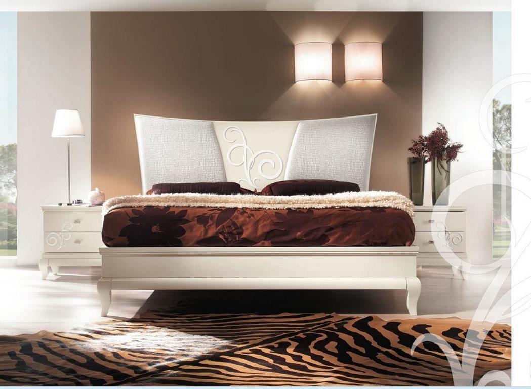Bedroom Bed Nightstand Double Beds Set Bedstead Beds Set 3pcs.