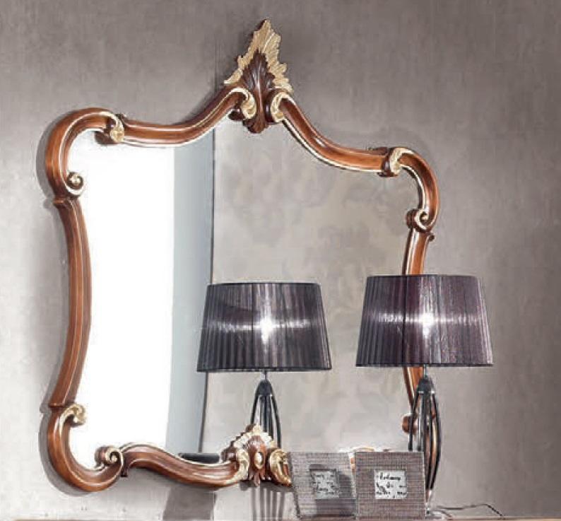 Italian Wall Mirror Classic Mirror Furniture Wood Luxury Furnishings