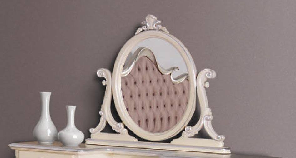 Round Mirror Classic Design Wall Mirror Round Mirror White Italy