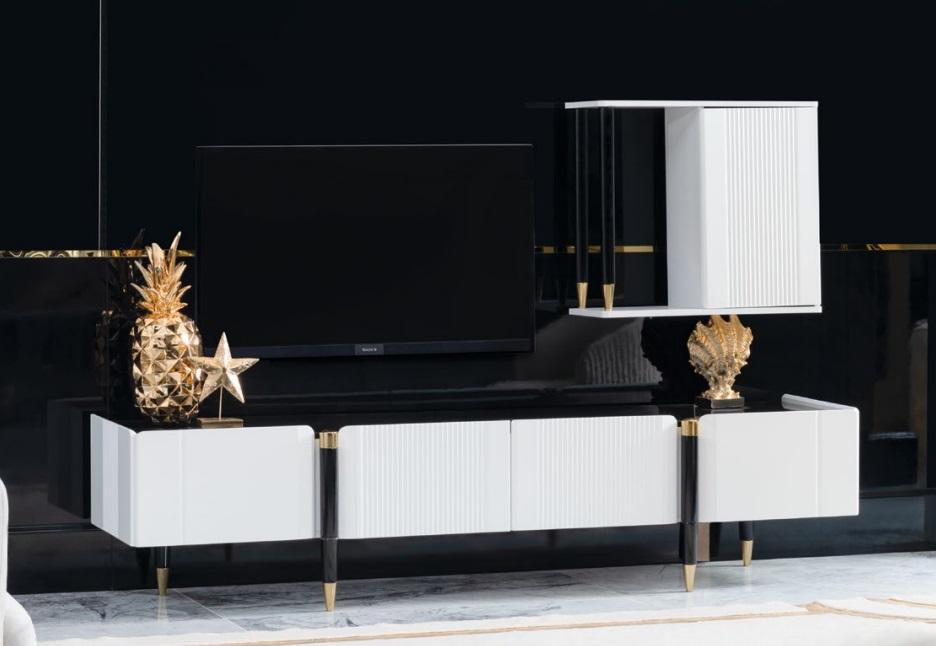 Sideboard cabinet tv wood lowboard dresser design furniture new living wall rtv cabinet