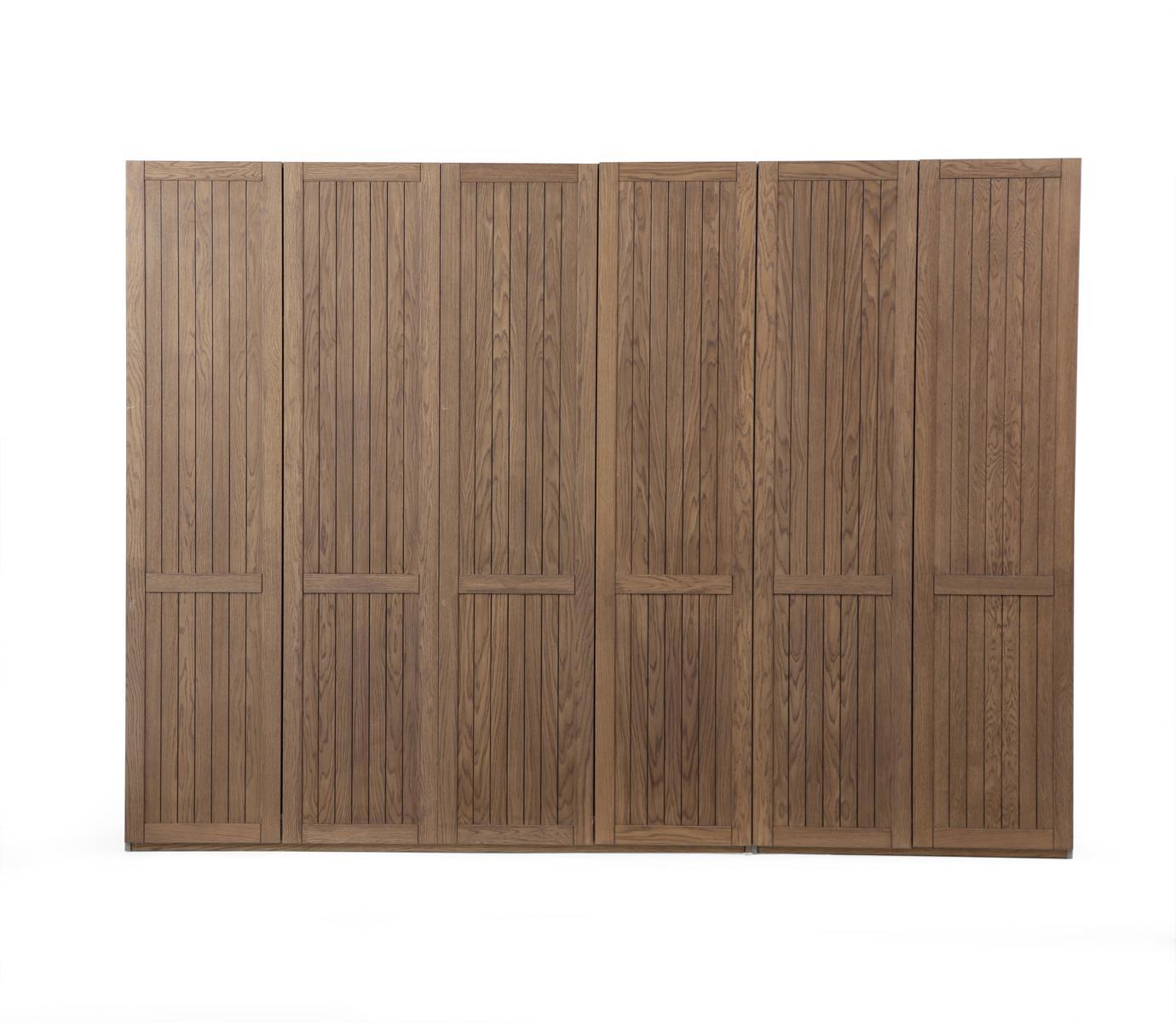 Wardrobe Wardrobe Wood Modern Brown Clothes Bedroom Wardrobe