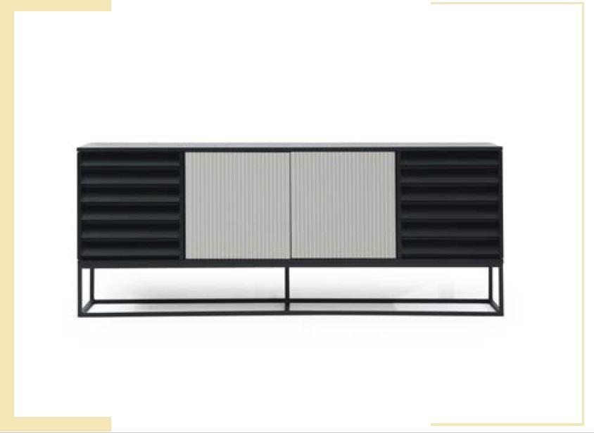 Sideboard Chest of Drawers Sideboard Wood Modern Black Living Room Dressers