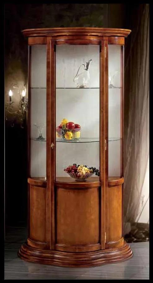 Glass cabinets Luxury sideboard cabinets Brown showcase Italian furniture