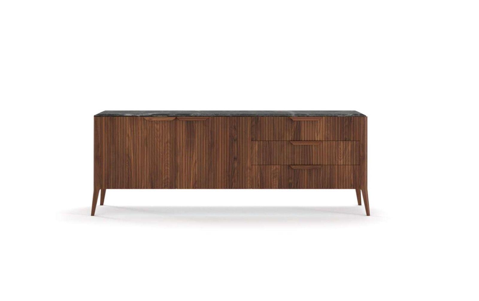 Large wooden sideboard Modern dining room furniture Real wood drawers New