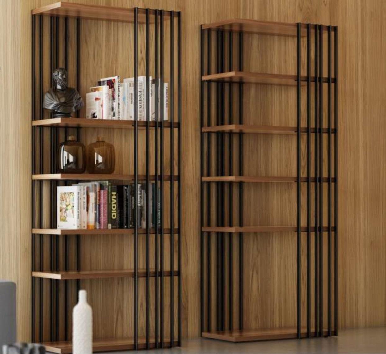 Bookshelf Luxury Cabinet Modern Living Room Living Wall Storage Shelves New