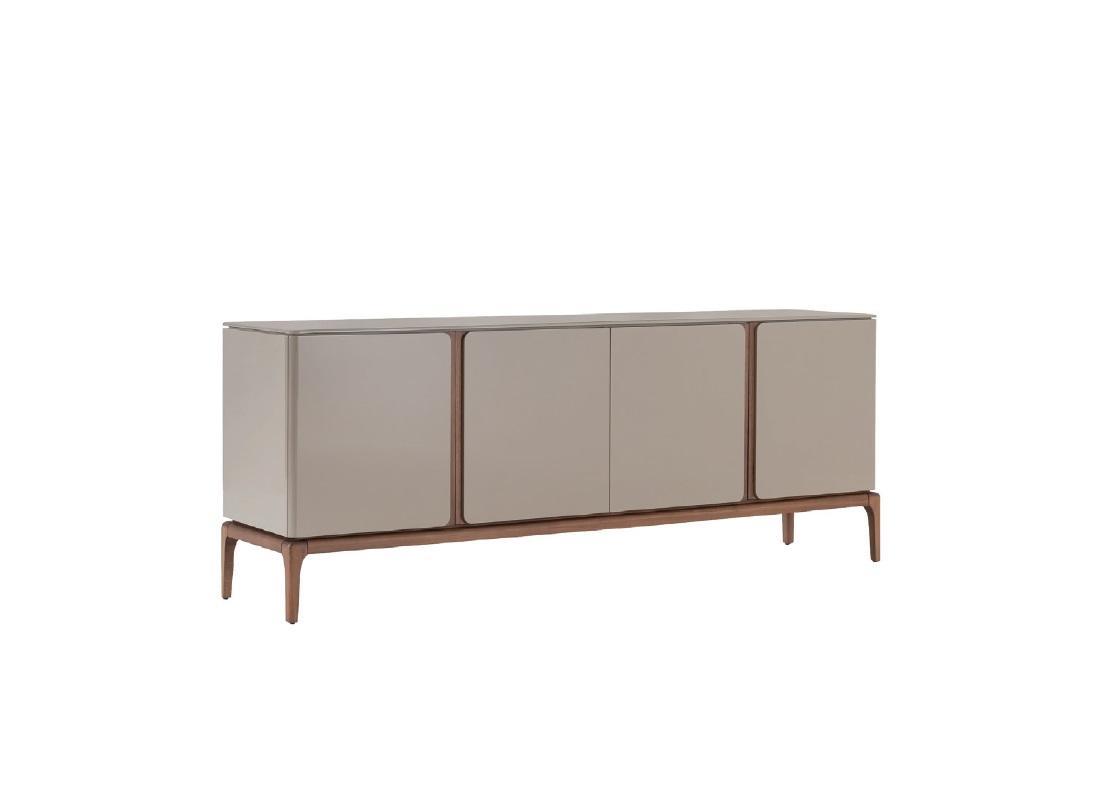 Living Room Sideboard Wood Beige Style Modern Sideboard Cabinet xxl