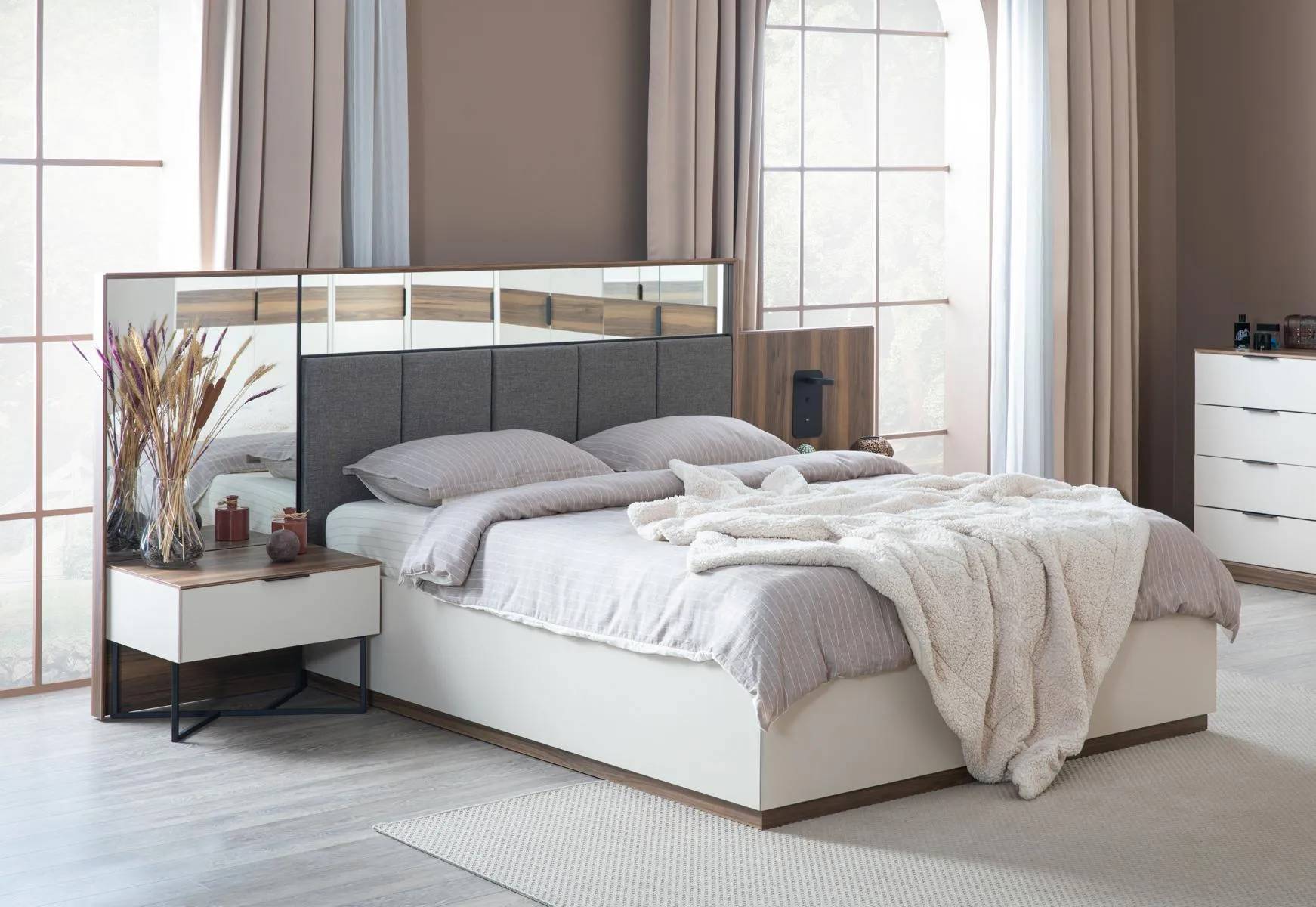 Bed Design Modern Double Beds Bedroom Elegant Furniture