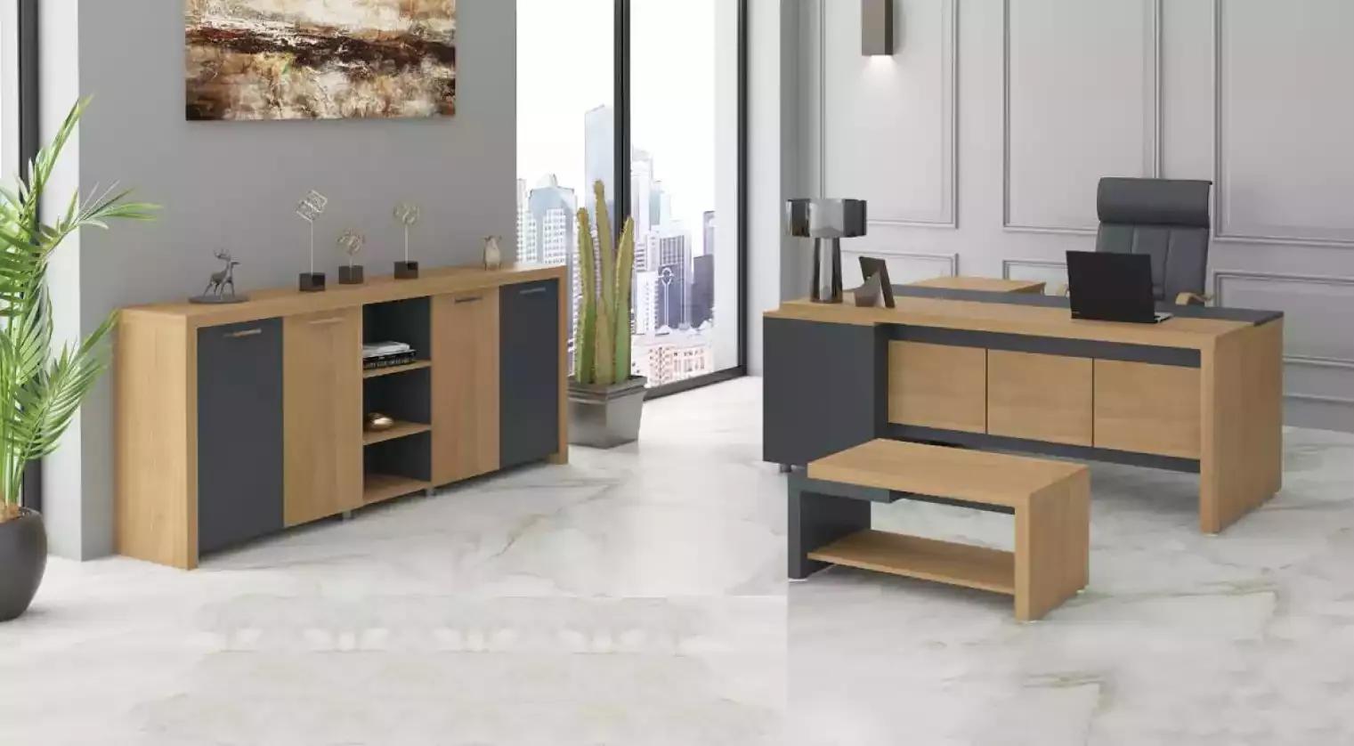 Office furniture desk dresser coffee table luxury furniture 3pcs