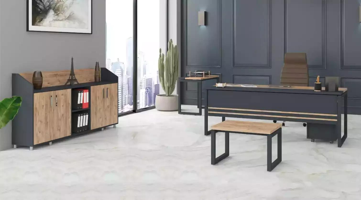 Large Office Furniture Complete Set Study Furniture Cabinet Desk