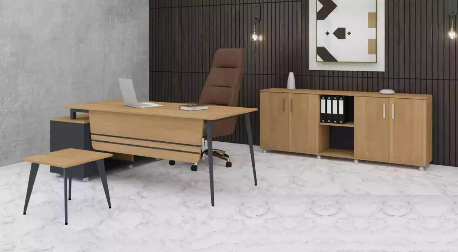 Study Set New Coffee Table Modern Design Corner Desk 3 pcs
