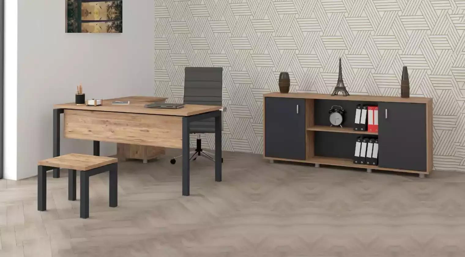 Office for Law Firm Office Complete Furnishings Cabinet Table 3pcs