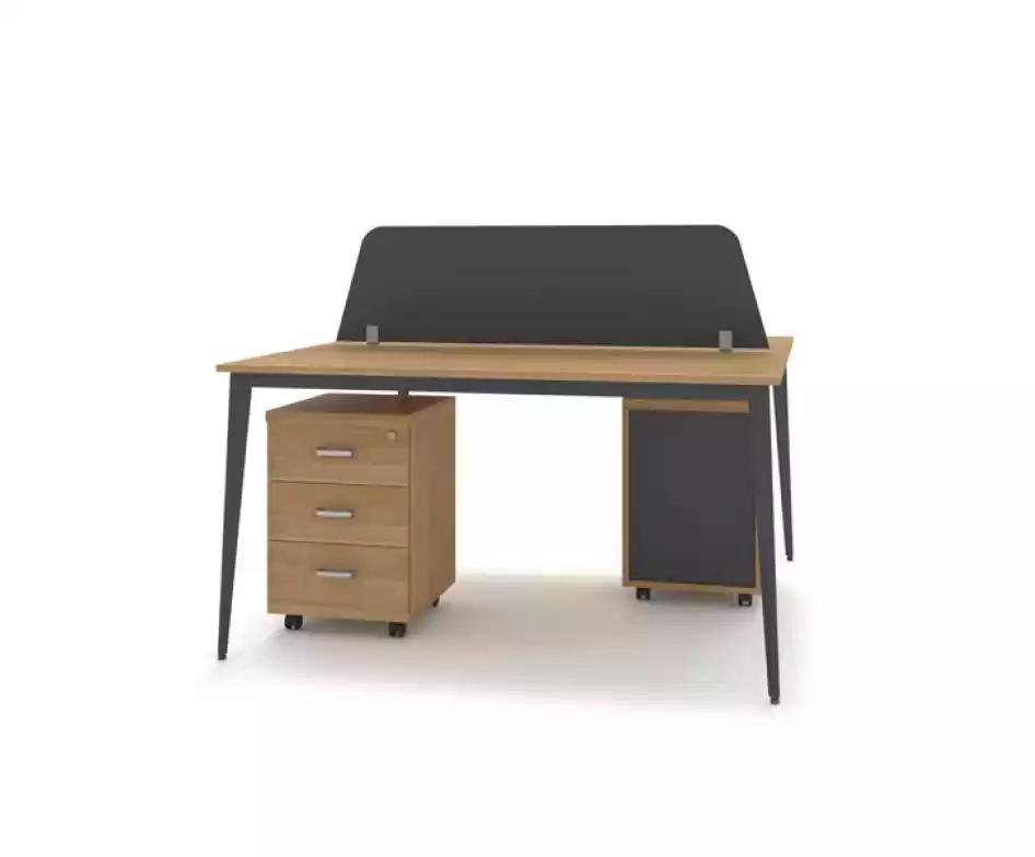 Office corner desk table furniture tables 2 people desk