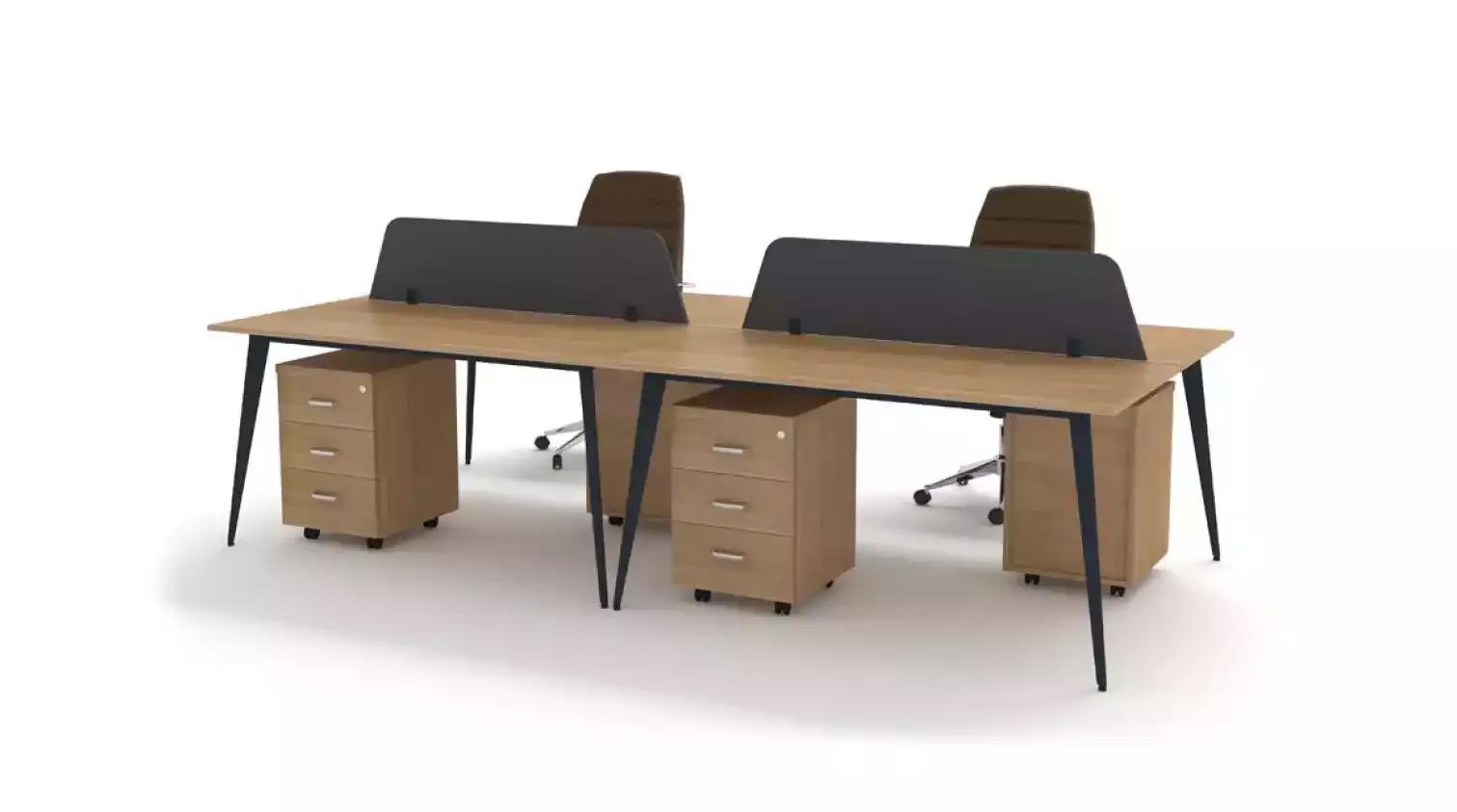 Large Brown Desk Workplace Furniture Workplace Equipment