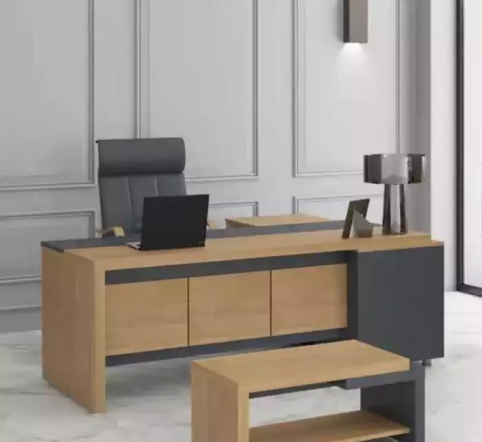 Corner screen table office furniture work desk boss office table
