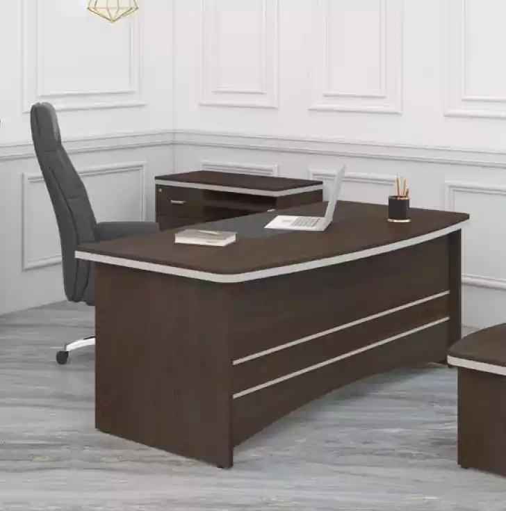 Brown desk office furniture designer executive desk study table