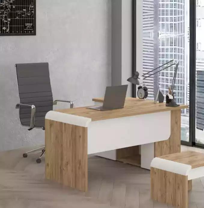 Brown corner desk office furniture design desk executive desk