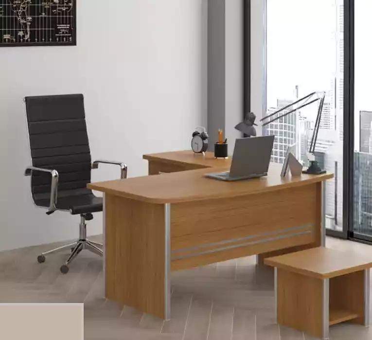 Light brown corner desk office furniture office furnishings design