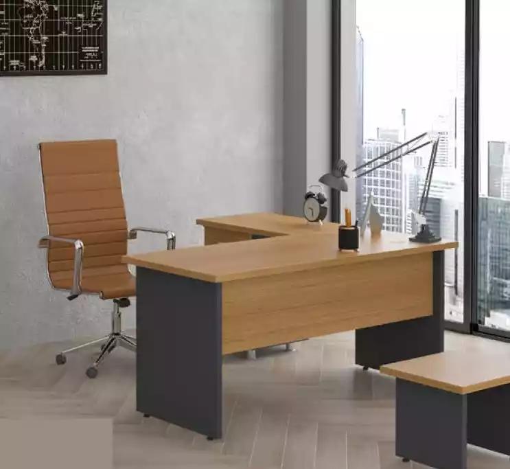 Corner desk study design office furniture wood table office