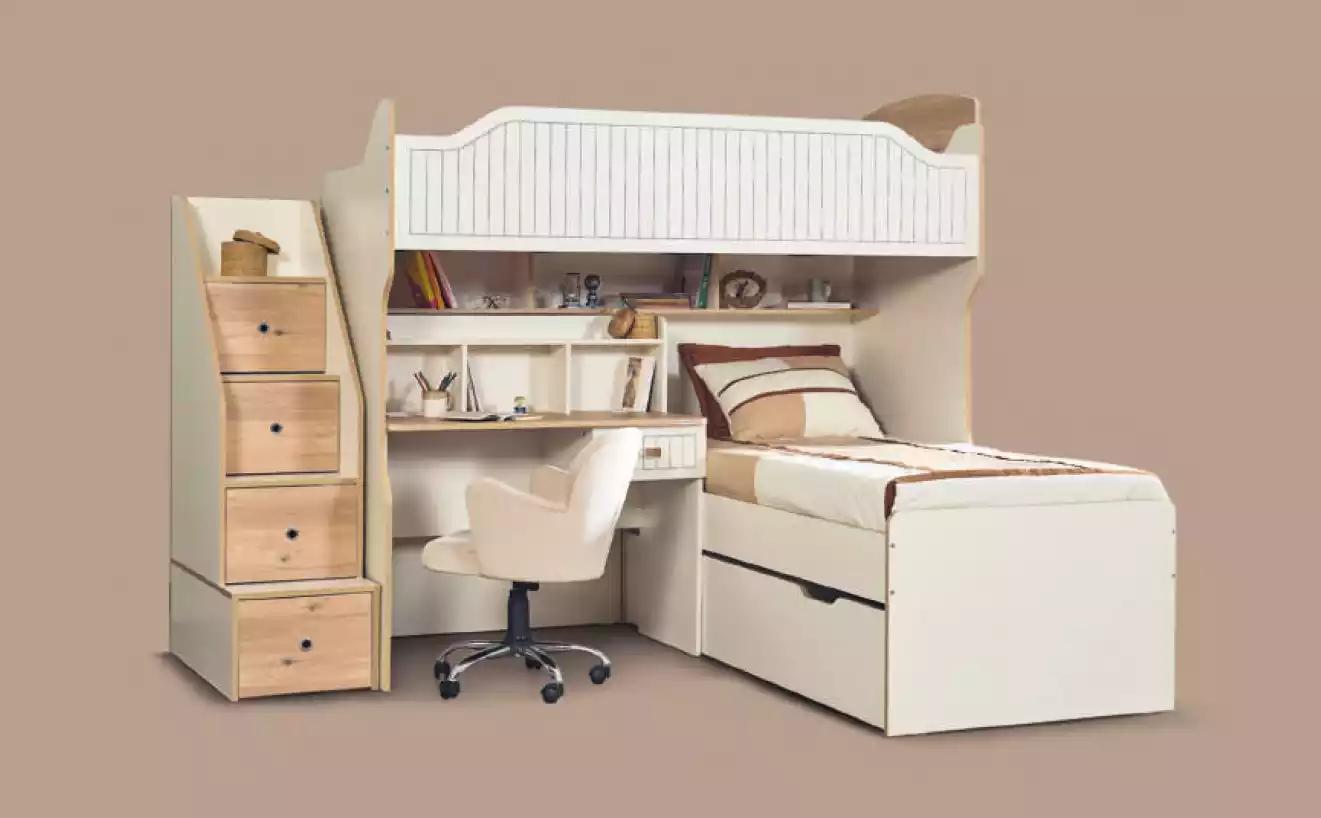 Bunk bed loft bed double bunk bed with desk Two beds