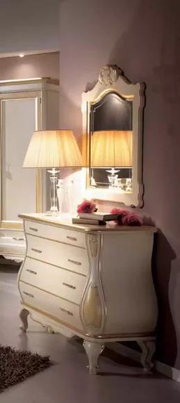 Chest of Drawers Luxury Mirror Classic Bedroom Furniture Wardrobes Dressers
