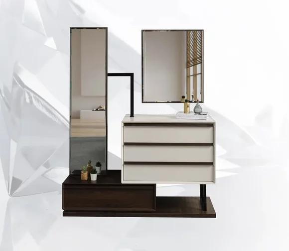 Dressing Table Dressing Table Console Table Mirror Wood White Bedroom
