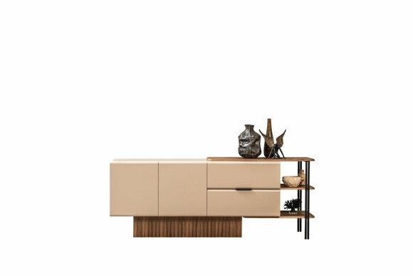 Sideboard Sideboard Wooden cabinet Chest of drawers Cabinet Wood Beige Modern