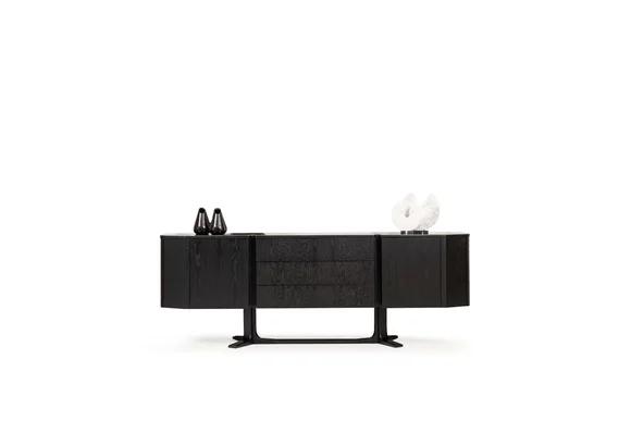 Modern black wooden cabinet Designer sideboard Luxury sideboard