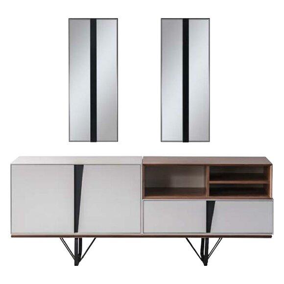 Luxury Sideboard Sideboard Cabinet Chest of Drawers Wooden Cabinet Wood White