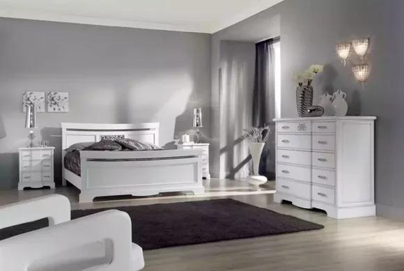 Bed 2x Bedside Tables 4pcs Bedroom Set Modern Luxury Bedroom New