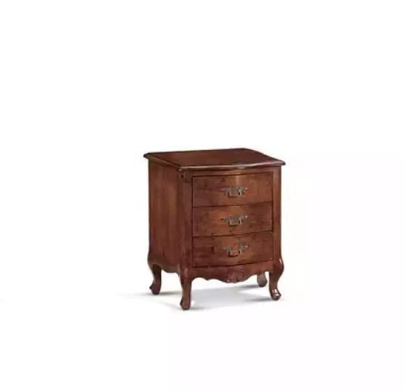 Bedside Table Luxury Wooden Bedside Tables Table Consoles Classic Style Brown