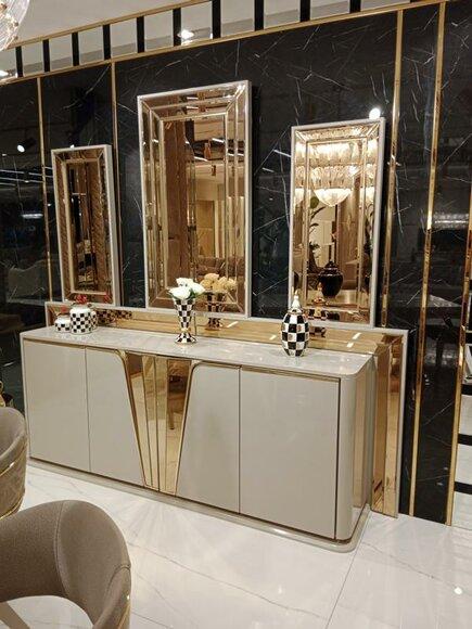 Luxurious Modern Dresser with 3x Mirror Exclusive Design and High Quality