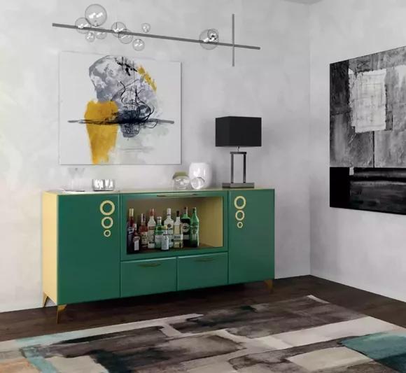 Sideboard Luxury Green Console Sideboards Modern Living Room Chests of Drawers Wood