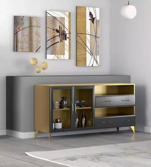 Sideboard Luxury Rocking Modern Living Room Chests of Drawers Wood Chest of Drawers