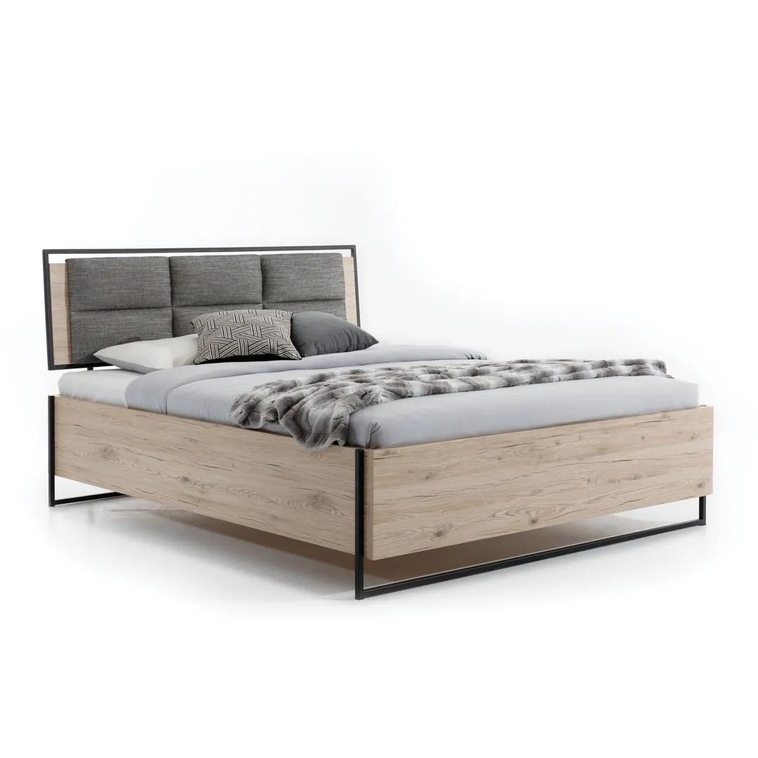 Modern bedroom bed Stylish wooden bed Luxurious double bed